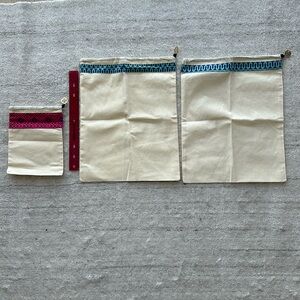 3 Tory Burch dust bags/ pouches